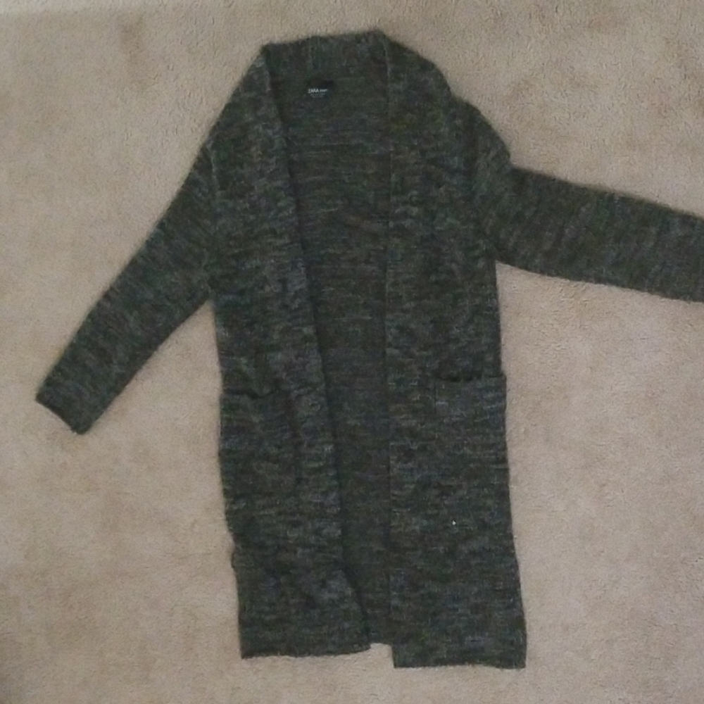 Zara Sweater Knit 2 Pocket Jacket-Size S